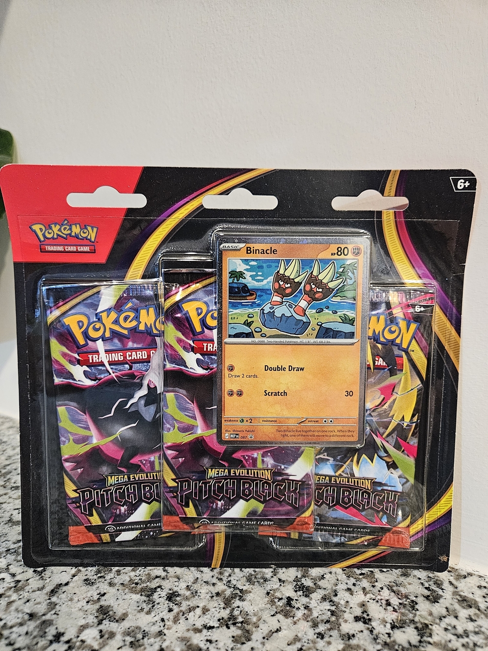 Pokemon TCG Mega Evolution Pitch Black Blister Pack